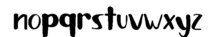 Medula One Font LOWERCASE