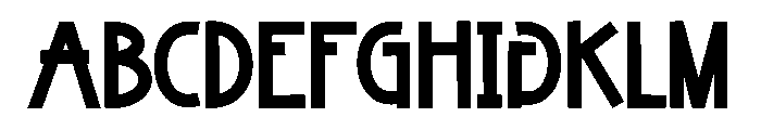 Meet Trolls Font UPPERCASE