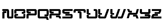 Mega Binory Regular Font UPPERCASE