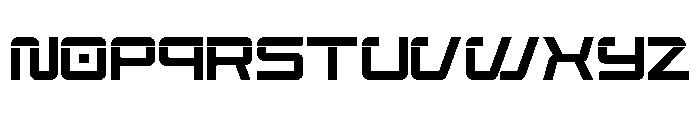Mega Binory Regular Font LOWERCASE