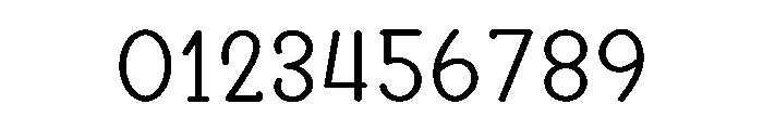 Mega Notebook Font OTHER CHARS