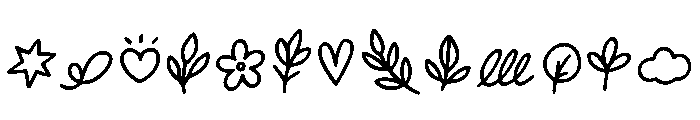 Mega Show Cute Doodle Pack FONT