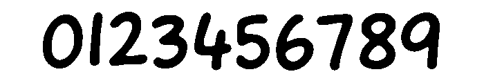 Mega Show Font OTHER CHARS