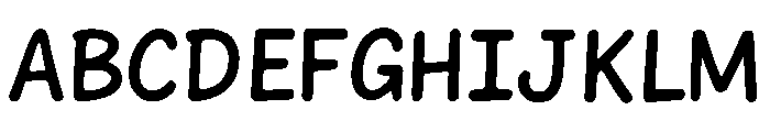Mega Show Font UPPERCASE