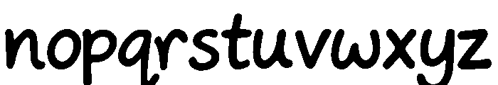 Mega Show Font LOWERCASE