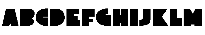 Mega Size Regular Font UPPERCASE