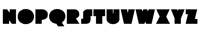 Mega Size Regular Font UPPERCASE