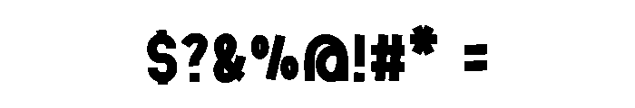 Mega Stone Font OTHER CHARS