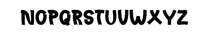 Mega Stone Font LOWERCASE