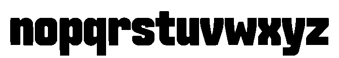 Mega Studio Font LOWERCASE