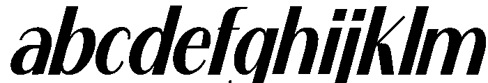 Megabot slant Bold FONT