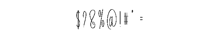 Megalin Font OTHER CHARS