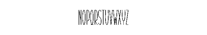 Megalin Font LOWERCASE