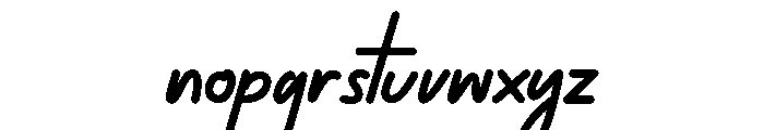 Megalithic Font LOWERCASE