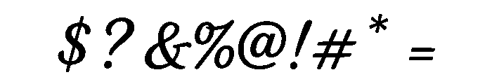 Megalyn Regular Font OTHER CHARS
