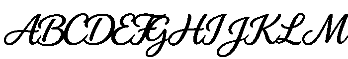 Megalyn Regular Font UPPERCASE