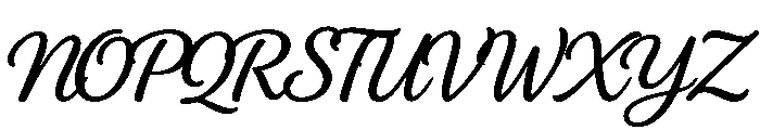 Megalyn Regular Font UPPERCASE