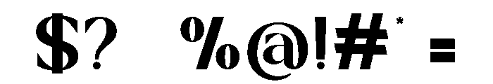 Megante-Regular Font OTHER CHARS