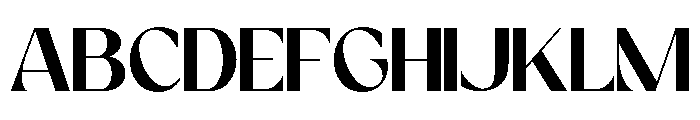 Megante-Regular Font UPPERCASE