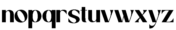 Megante-Regular Font LOWERCASE