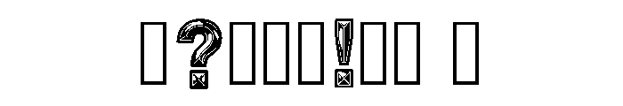 Megar Regular Font OTHER CHARS
