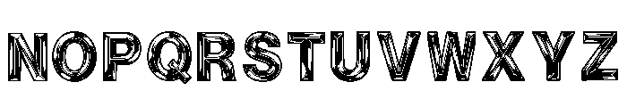 Megar Regular Font LOWERCASE