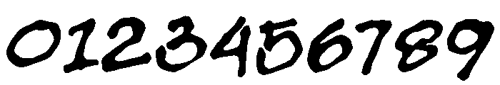 Megas Regular Font OTHER CHARS