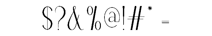 Megasari Font OTHER CHARS