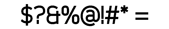 Megenoa Font OTHER CHARS