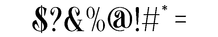 Megi Shevia Font OTHER CHARS