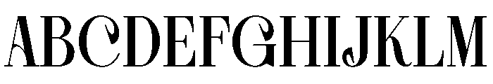 Megi Shevia Font UPPERCASE