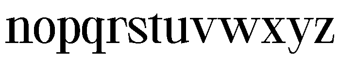 Meglo Font LOWERCASE