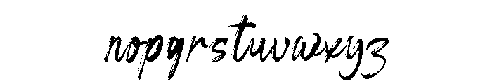 Megoligon Font LOWERCASE