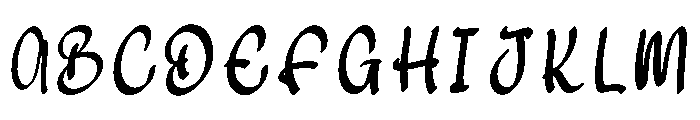 Megolin Font UPPERCASE
