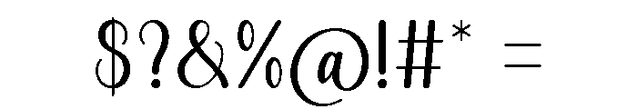 Megulia Font OTHER CHARS
