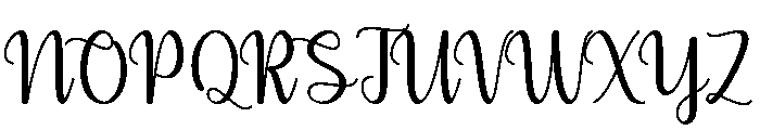 Megulia Font UPPERCASE