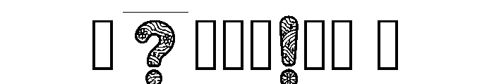 Meher Regular Font OTHER CHARS
