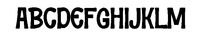 Mehogan Font UPPERCASE