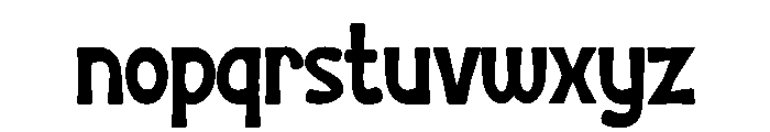 Mehogan Font LOWERCASE