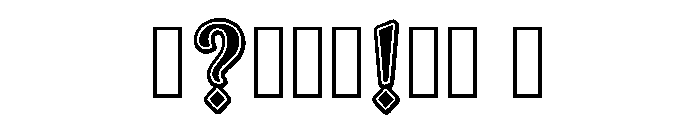 Mei Regular Font OTHER CHARS