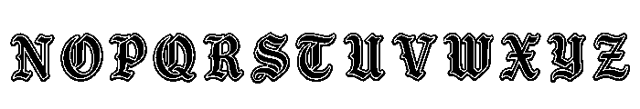 Mei Regular Font UPPERCASE
