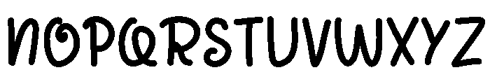 Melambai Font UPPERCASE