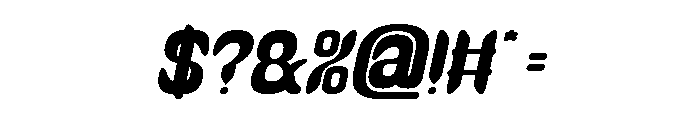 Melancholic Romance Bold Italic Font OTHER CHARS