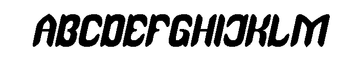 Melancholic Romance Bold Italic Font UPPERCASE