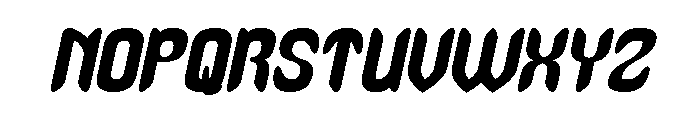 Melancholic Romance Bold Italic Font UPPERCASE