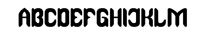 Melancholic Romance Bold Font UPPERCASE