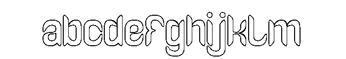 Melancholic Romance-Hollow FONT