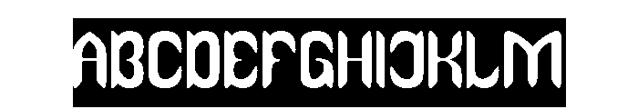 Melancholic Romance-Inverse Font UPPERCASE