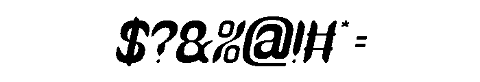 Melancholic Romance Italic Font OTHER CHARS