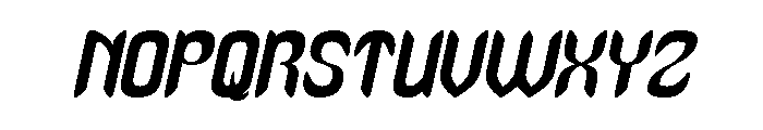 Melancholic Romance Italic Font UPPERCASE